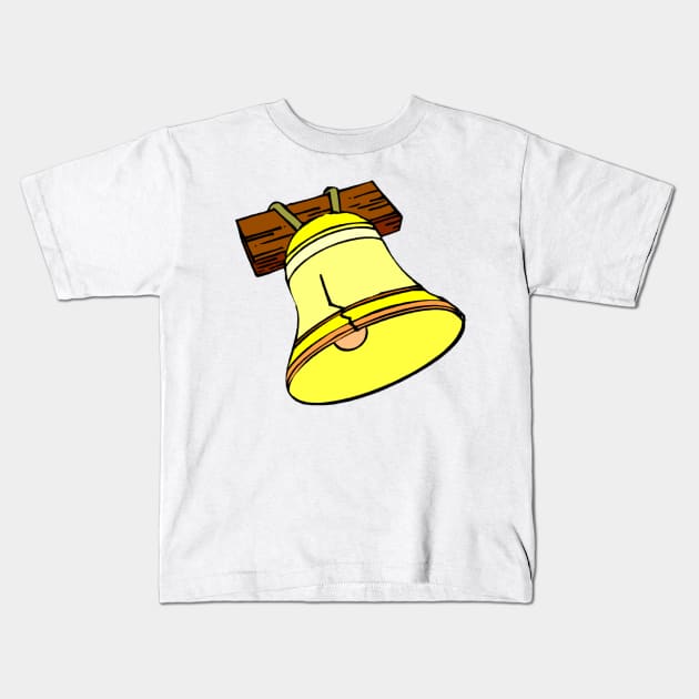 Big Liberty Bell Kids T-Shirt by RMSphoto